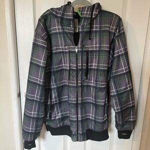 Mens Empyre Fleece Lined Hooded Jacket